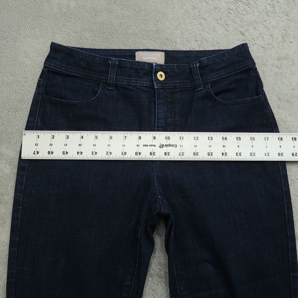 Chico's Jeans Women's Size 0 US-4 Blue Mid-Rise Slimming Crop Denim 23" Inseam - Picture 9 of 16